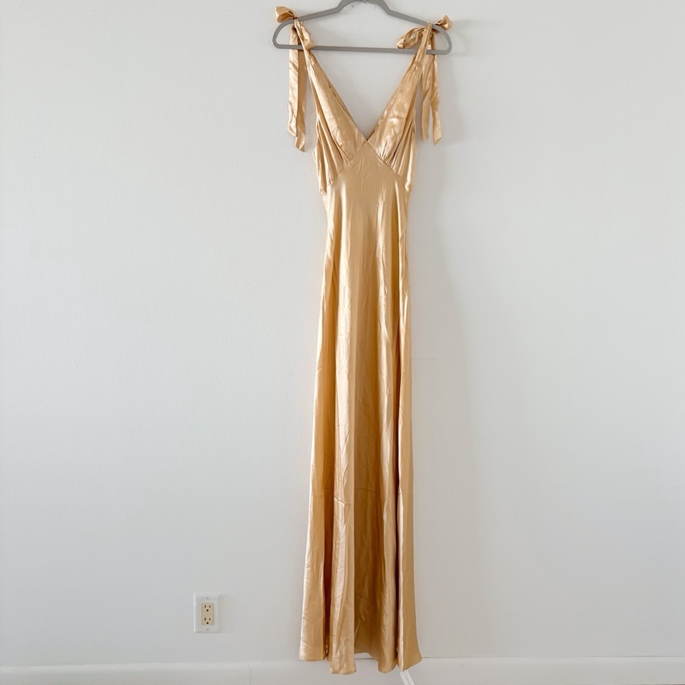 Reformation Pernille Silk Dress - Picture 2 of 9